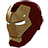 Gold Iron Man Mask Icon